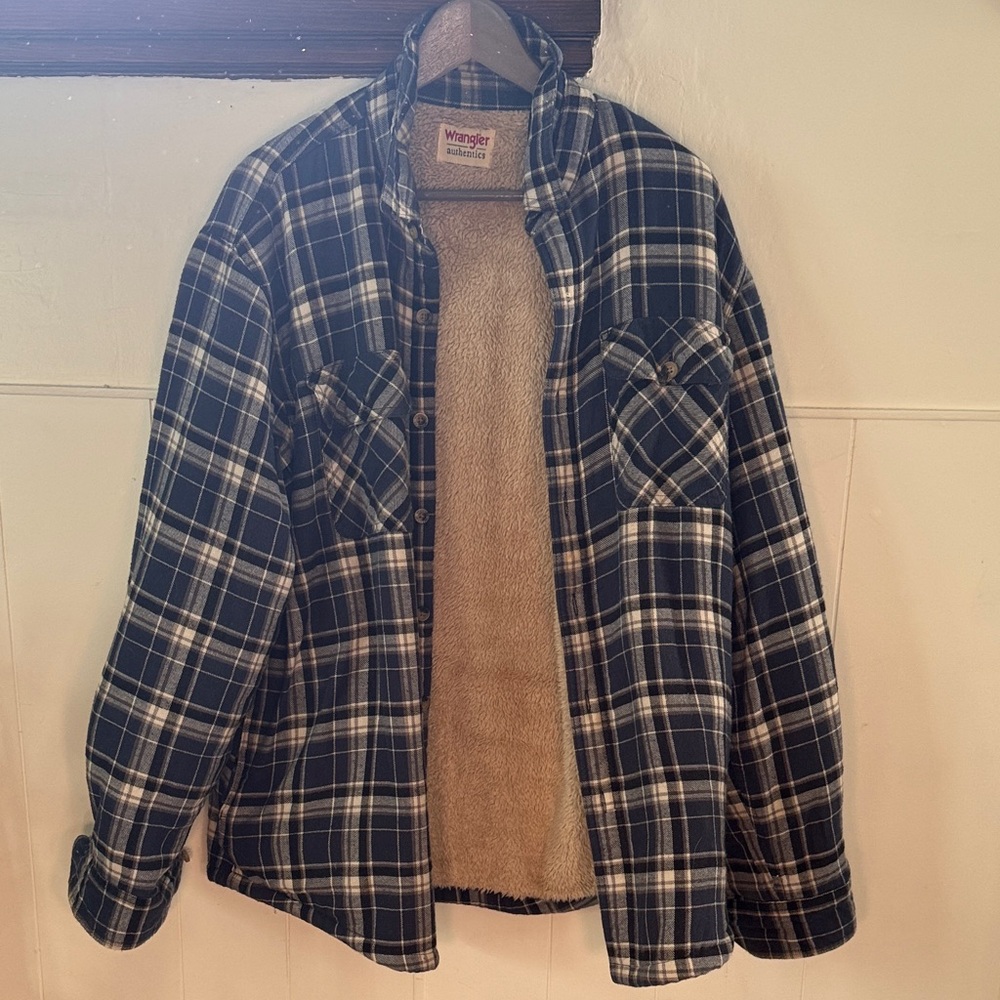 Wrangler Cotton Flannel Style Shirt Jacket